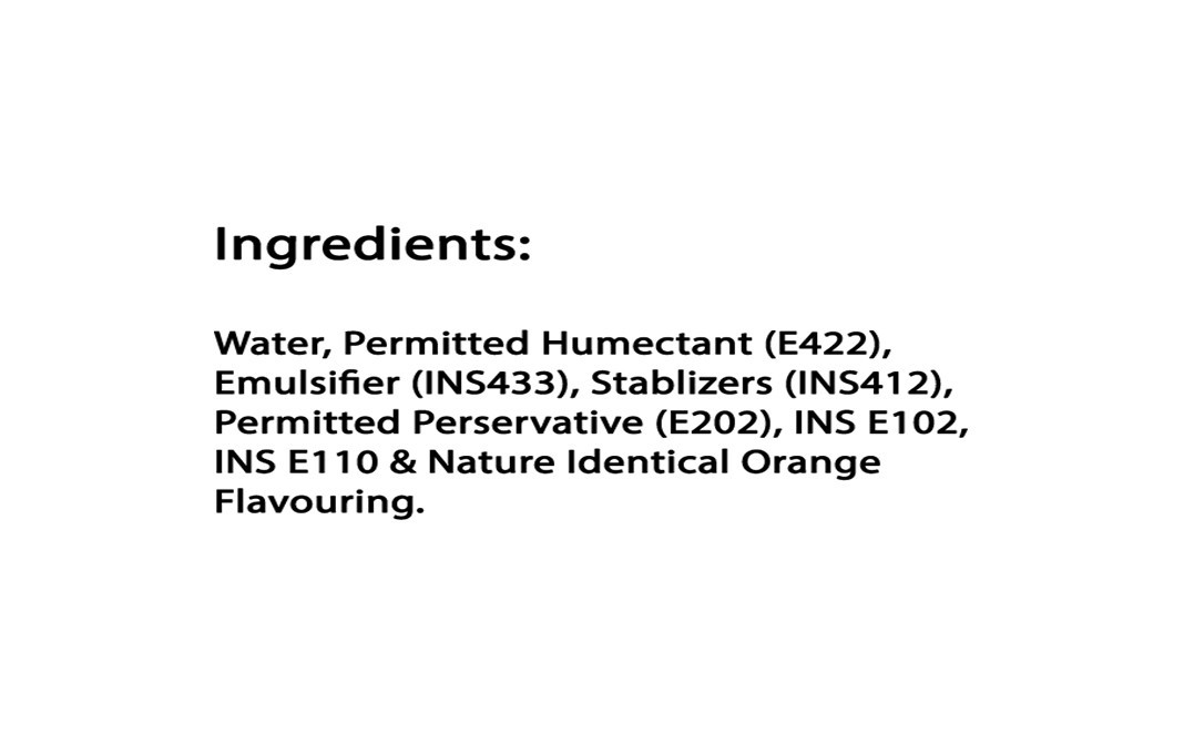 Bloom Orange Liquid Flavoured Colours   Plastic Bottle  30 millilitre